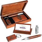 John Wayne Office Accessories in Wooden Box Gift Set